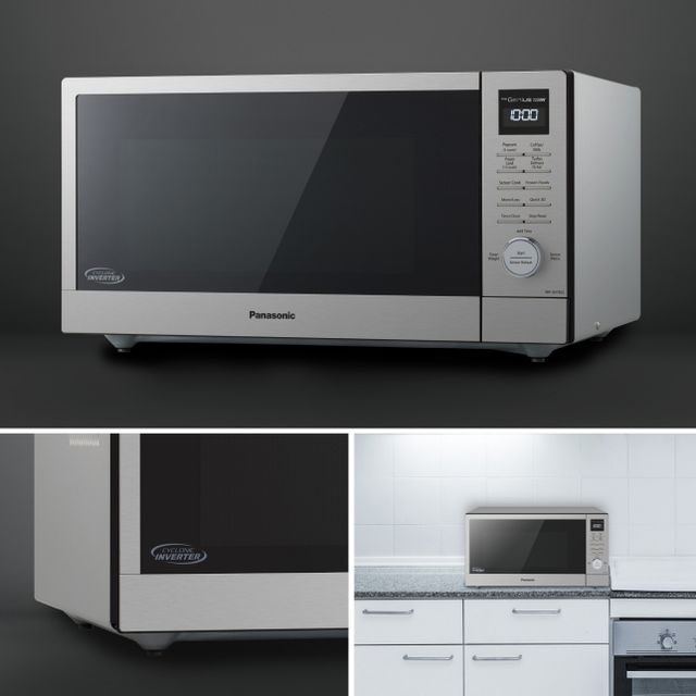 Panasonic Genius® 1.6 Cu. Ft. Stainless Steel Countertop Microwave 3