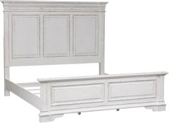 Liberty Furniture Abbey Park Antique White Queen Panel Bed