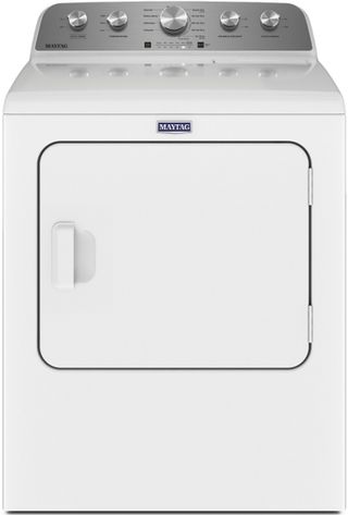 Maytag® 7.0 Cu. Ft. White Front Load Gas Dryer 