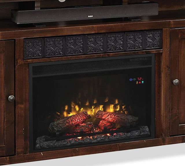 Aspenhome® Industrial Smokey Grey 62" Fireplace Console-1