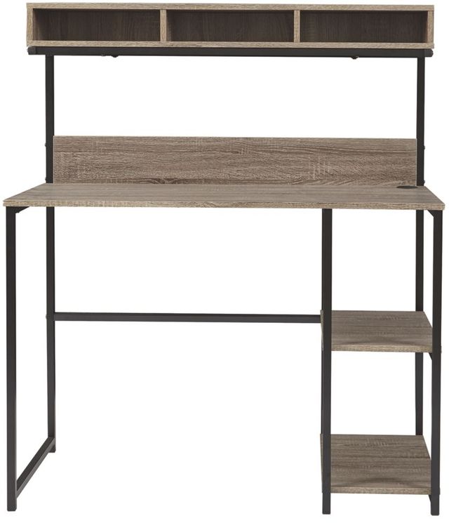 Signature Design by Ashley® Daylicrew Grayish Brown Home Office Desk and Hutch-0