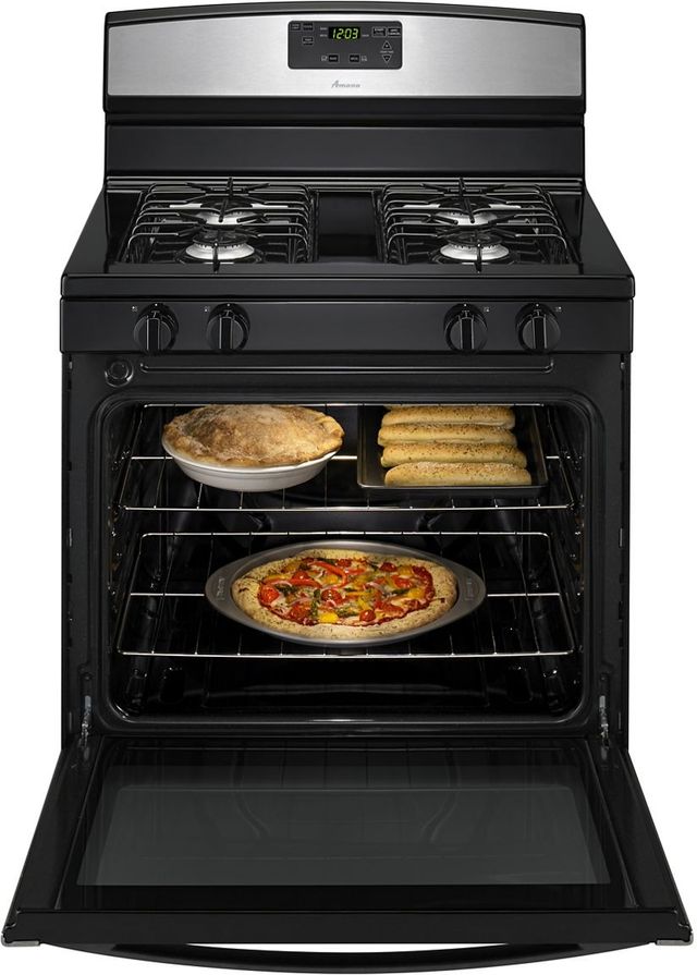 Amana® 30" Stainless Steel Free Standing Gas Range 2