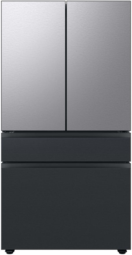 Samsung Bespoke 36" Matte Black Steel French Door Refrigerator Bottom Panel 10