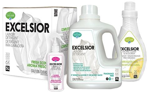 Excelsior HE Detergents 5L Unscented Laundry Detergent 1