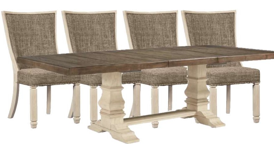 Signature Design by Ashley Bolanburg 5 Piece Two Tone Dining Set