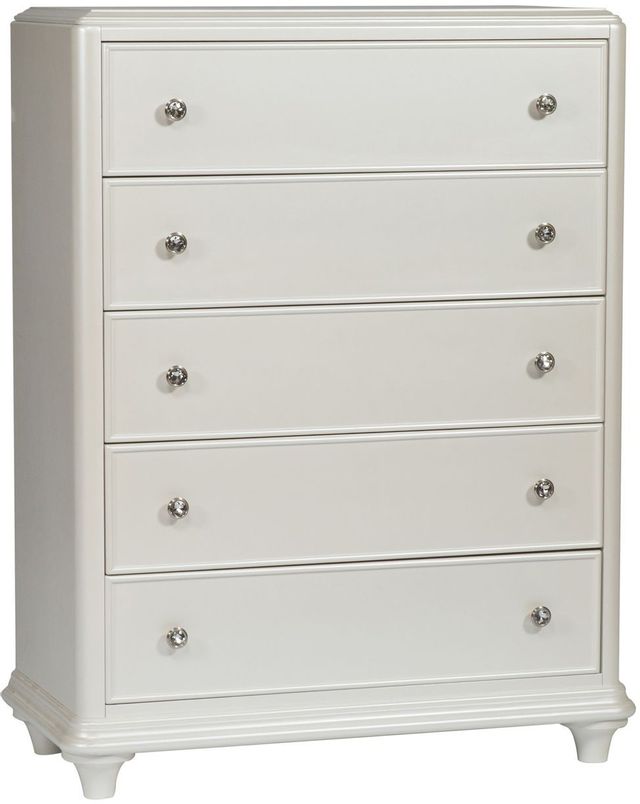 Liberty Furniture Stardust Iridescent White Youth Chest-0