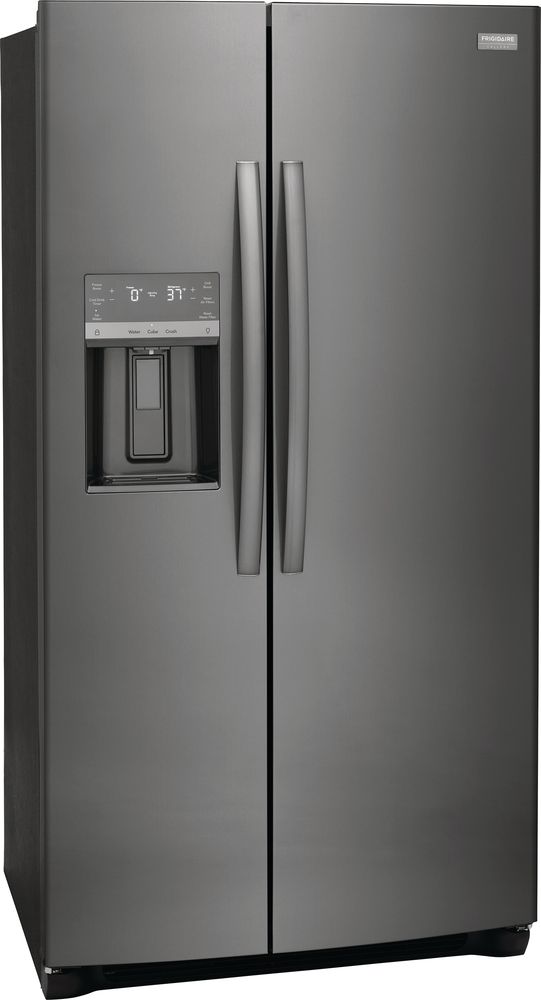 Frigidaire® 25.6 Cu. Ft. Black Stainless Steel Side-by-Side Refrigerator 1
