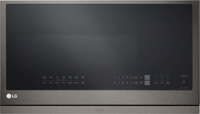 LG 2.1 Cu. Ft. PrintProof™ Black Stainless Steel Over The Range Microwave 0
