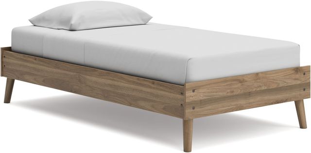 Signature Design by Ashley® Aprilyn 4-Piece Honey Twin Platform Bed Set-1