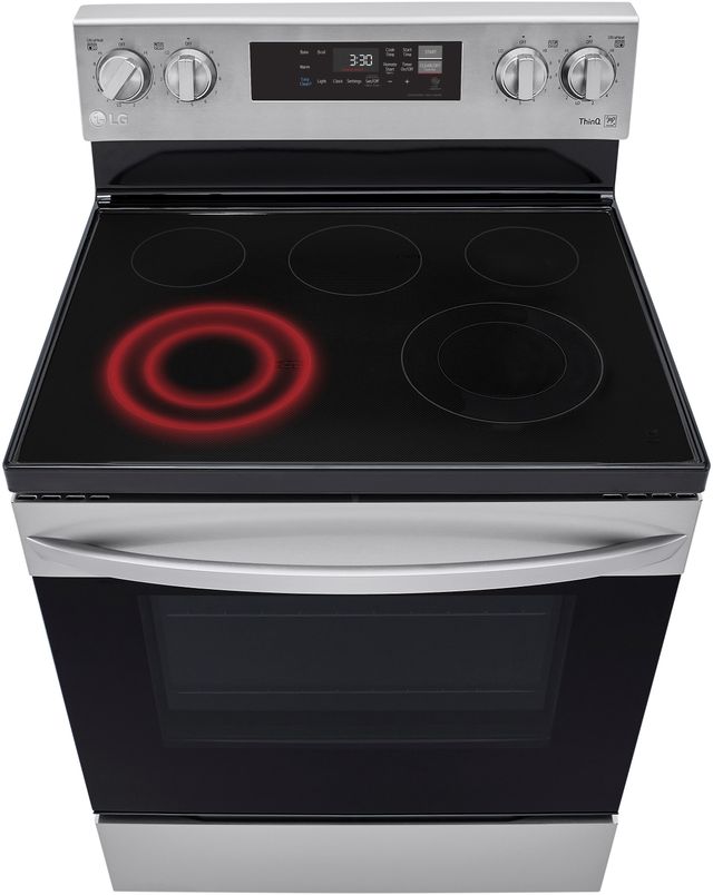 LG 30" Stainless Steel Free Standing Electric Smart Range 8