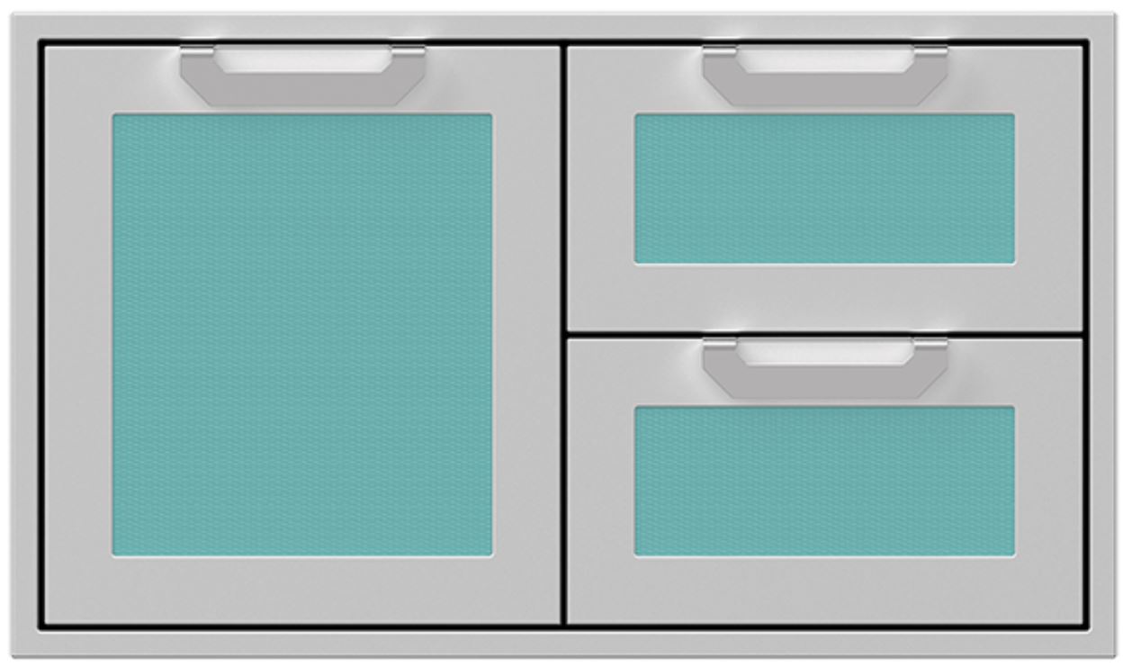 Hestan AGSDR Series 36” Outdoor Combo Door/Drawer-Bora Bora