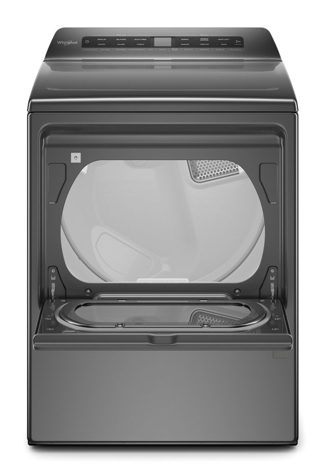 Whirlpool® 7.4 Cu. Ft. Chrome Shadow Front Load Gas Dryer 3