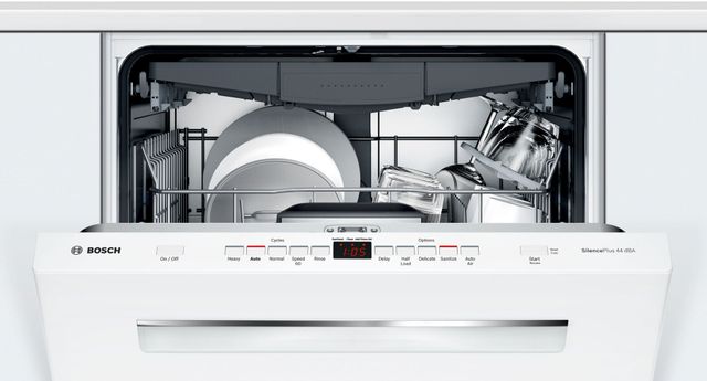 Bosch 500 Series 24" White Built In Dishwasher 5