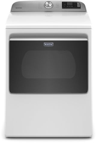 Maytag® 7.4 Cu. Ft. White Front Load Gas Dryer