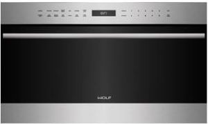 Wolf® E Series Transitional 1.6 Cu. Ft. Stainless Steel Built In Drop-Down Door Microwave Oven