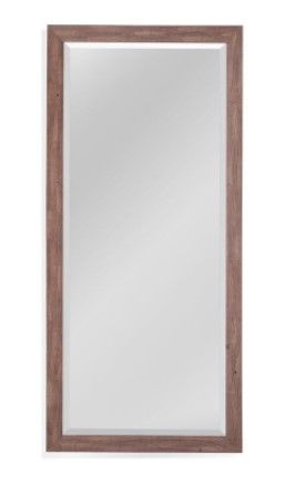 Bassett Mirror Levine Rustic Wood Floor Mirror