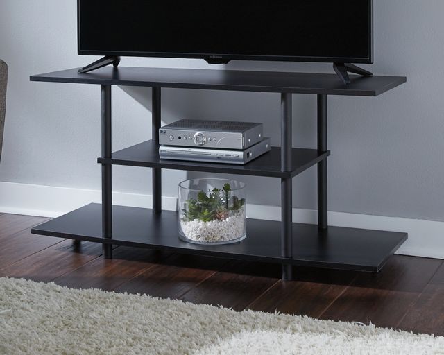 Signature Design by Ashley® Cooperson Black TV Stand 5