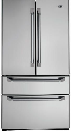 20.7 Cu. Ft. Monogram® - French Door Two Drawer Freestanding Refrigerator: Stainless Steel