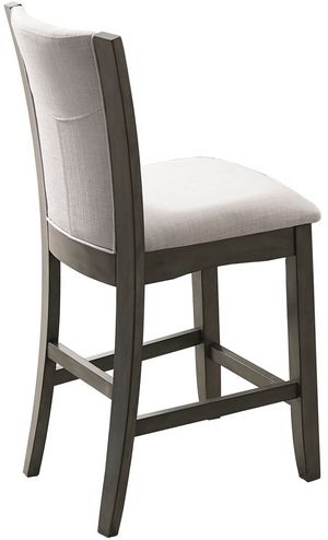 Crown Mark Camelia Gray Counter Height Dining Side Chair