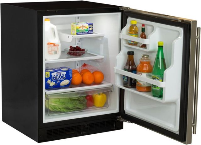 Marvel Low Profile 4.6 Cu. Ft. Black Compact Refrigerator 4