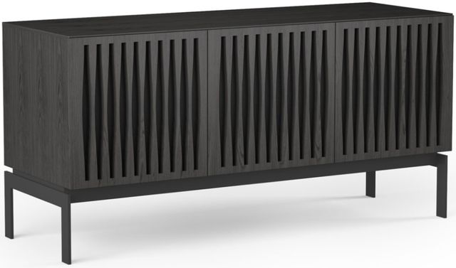 BDI Elements® Charcoal Stained Ash Media Cabinet