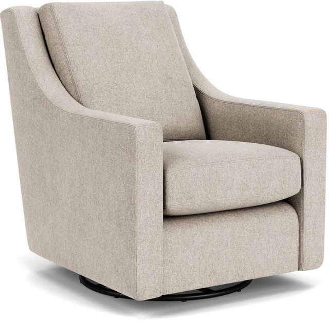 Flexsteel® Murph White Shell Swivel Chair St. Joseph Furniture Store