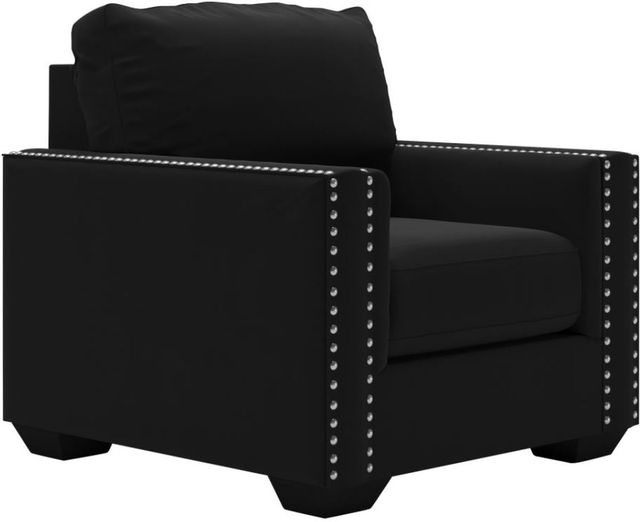 Signature Design by Ashley® Gleston 2-Piece Onyx Chair and Ottoman Set-1