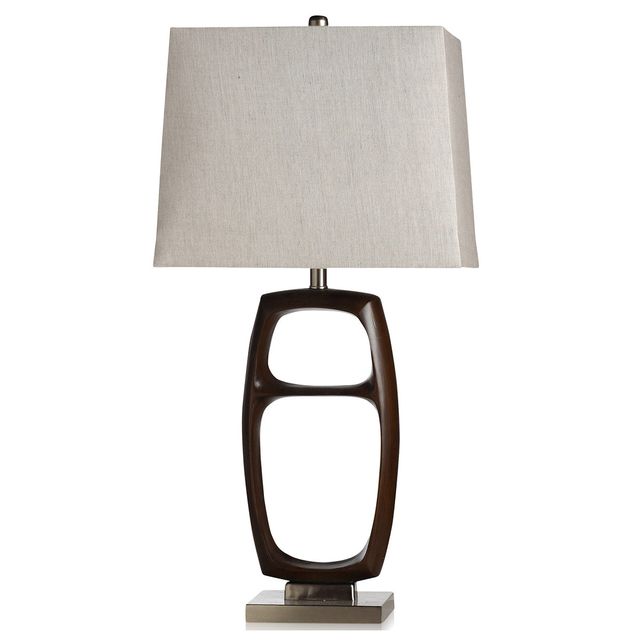 Style Craft Woodbridge Table Lamp w/ USB and Outlet-0