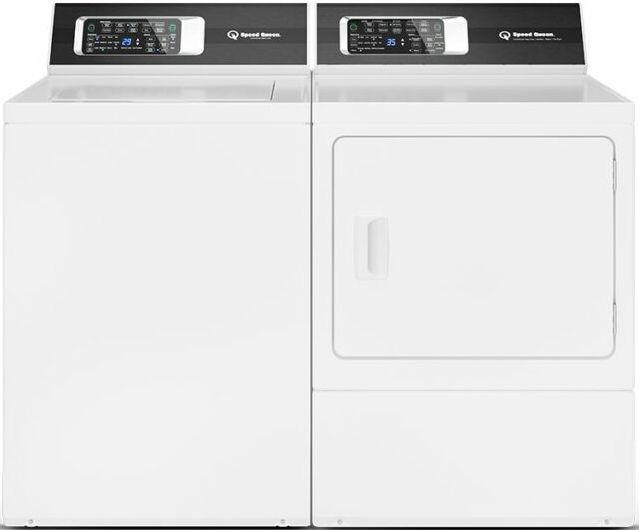 Speed Queen® DR7 7.0 Cu. Ft. White Front Load Electric Dryer 4