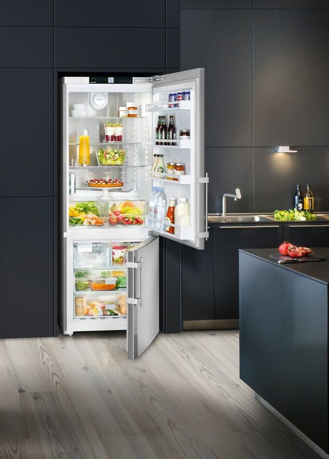 Liebherr 16.0 Cu. Ft. Stainless Steel Bottom Freezer Refrigerator 6