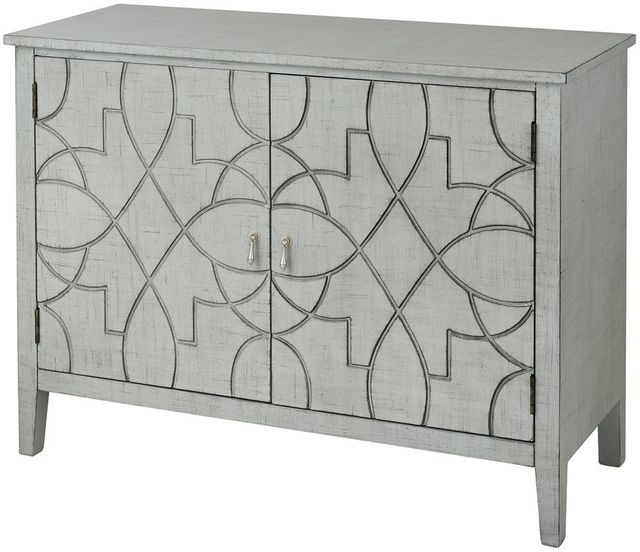 Stein World Markel Grey Linen Cabinet 0