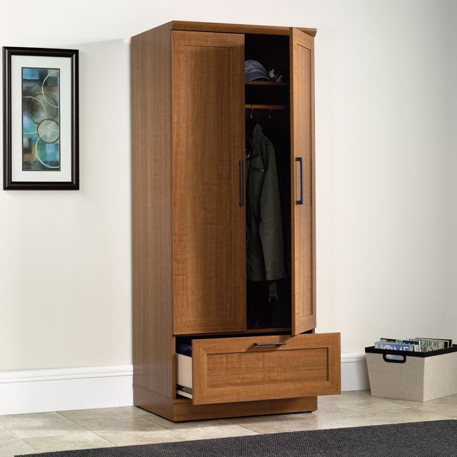 Sauder® HomePlus Sienna Oak® Wardrobe/Storage Cabinet-2