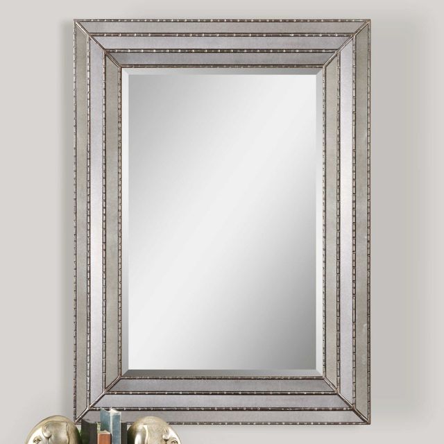 Uttermost® by Grace Feyock Seymour Antique Silver Mirror-1
