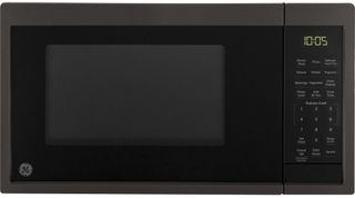GE® 0.9 Cu. Ft. Black Stainless Steel Countertop Microwave