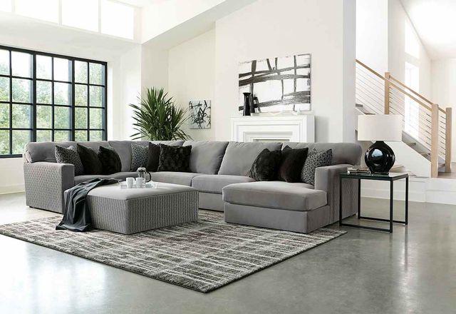 Jackson Furniture Carlsbad Charcoal 4 Piece Sectional Sofa 1