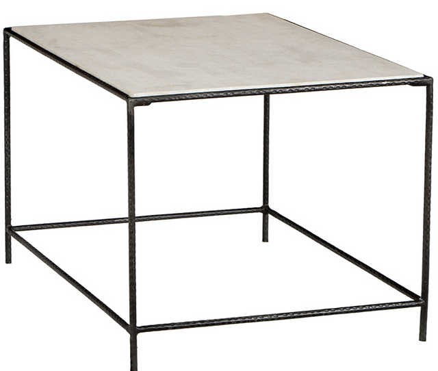 Dovetail Furniture Miro Blackened Steel Side Table