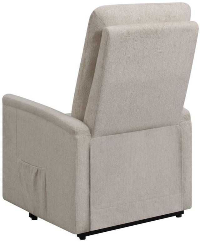Coaster® Grey Tufted Upholstered Power Lift Recliner 21