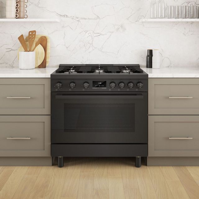 Bosch 800 Series 36" Stainless Steel Pro Style Dual Fuel Range 19