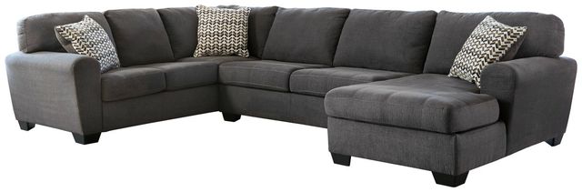 Benchcraft® Ambee 3-Piece Slate Right-Arm Facing Sectional with Corner Chaise