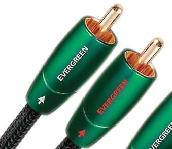 AudioQuest® Evergreen RCA Interconnect Analog Audio Cable (3.0 M/9'10") 1