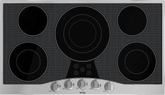 Viking® Professional Series 36" Stainless Steel/Black Glass Electric Cooktop