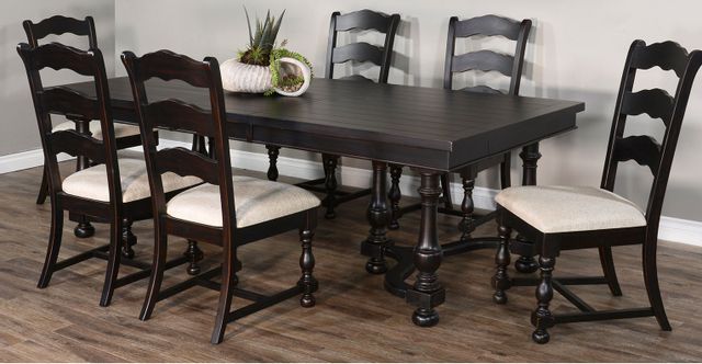 Sunny Designs Scottsdale Black Walnut Dining Room Chair 4