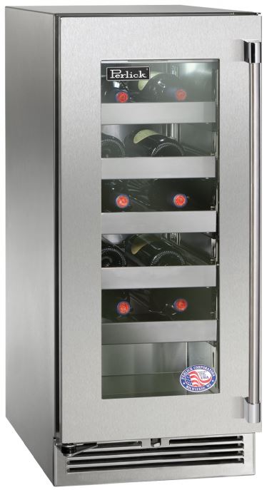 Perlick® Signature Series 2.8 Cu. Ft. Stainless Steel Wine Cooler