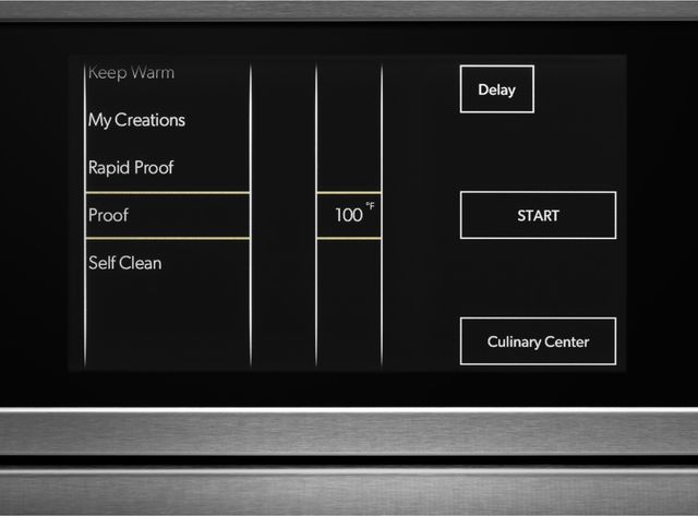 JennAir® NOIR™ 30" Floating Glass Black Built-In Double Electric Wall Oven 7