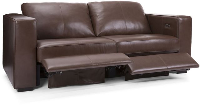 Canapé inclinable motorisé 3900 en cuir brun Decor-Rest® 1