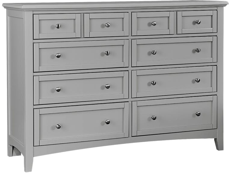 Vaughan-Bassett Bonanza Gray Triple Dresser | Ben's Fine Furniture ...