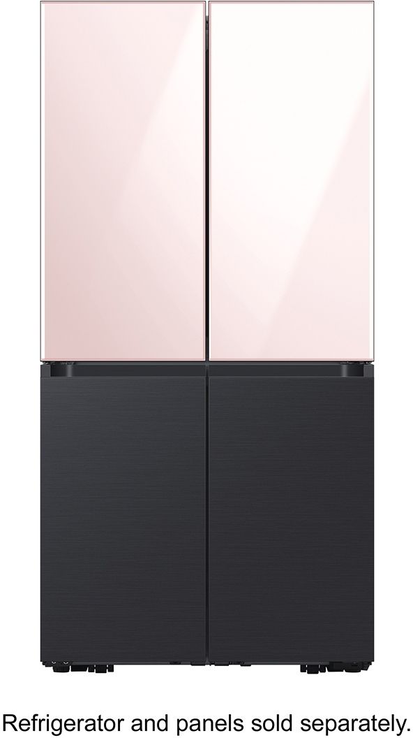 Samsung BESPOKE Rose Pink Glass Refrigerator Top Panel 5