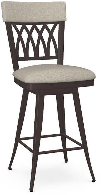 Amisco Oxford Swivel Counter Height Stool