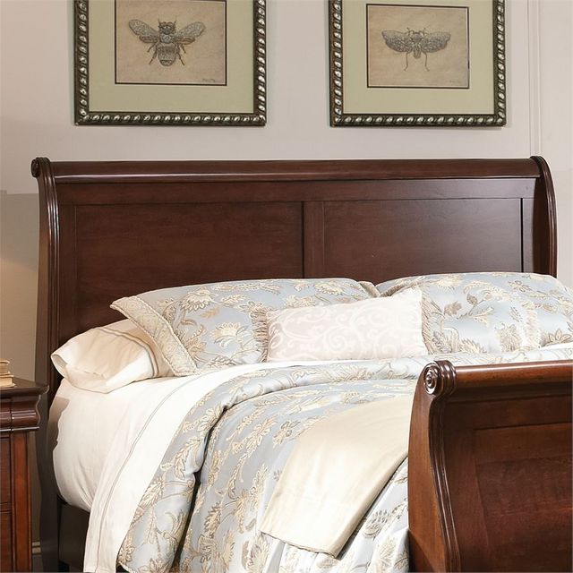 Liberty Furniture Carriage Court Mahogany King Sleigh Headboard 709 Br22h Texas Discount Furniture Laredo Tx