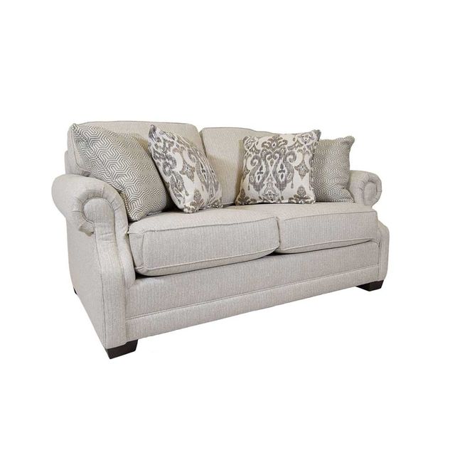 Mayo Carmel Dust Loveseat with Stain-Resistant Fabric-1